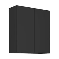 Horní skříňka, černá, SIBER 80 G-90 2F Kondela