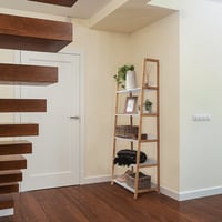 5-policový regál, bílá / přírodní, KOEN TYP 3 Kondela (foto 12)