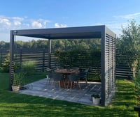 Pergola PANEL LAMELY zastínění fixní horizontální 1 m pro bioklimatickou Rojaplast (foto 8)