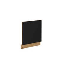 Dvířka na myčku, černý mat / dub artisan, Monro ZM 570x596 Kondela