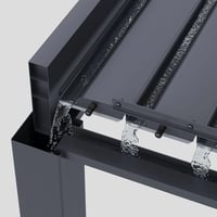 Bioklimatická pergola ke stěně INTRO PLUS 4x3 m Rojaplast (foto 39)