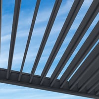 Bioklimatická pergola ke stěně INTRO PLUS 4x3 m Rojaplast (foto 10)