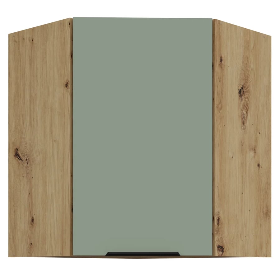 Horní rohová skříňka, aquamarine/dub artisan, ARSANY 60x60 GN-72 1F Kondela
