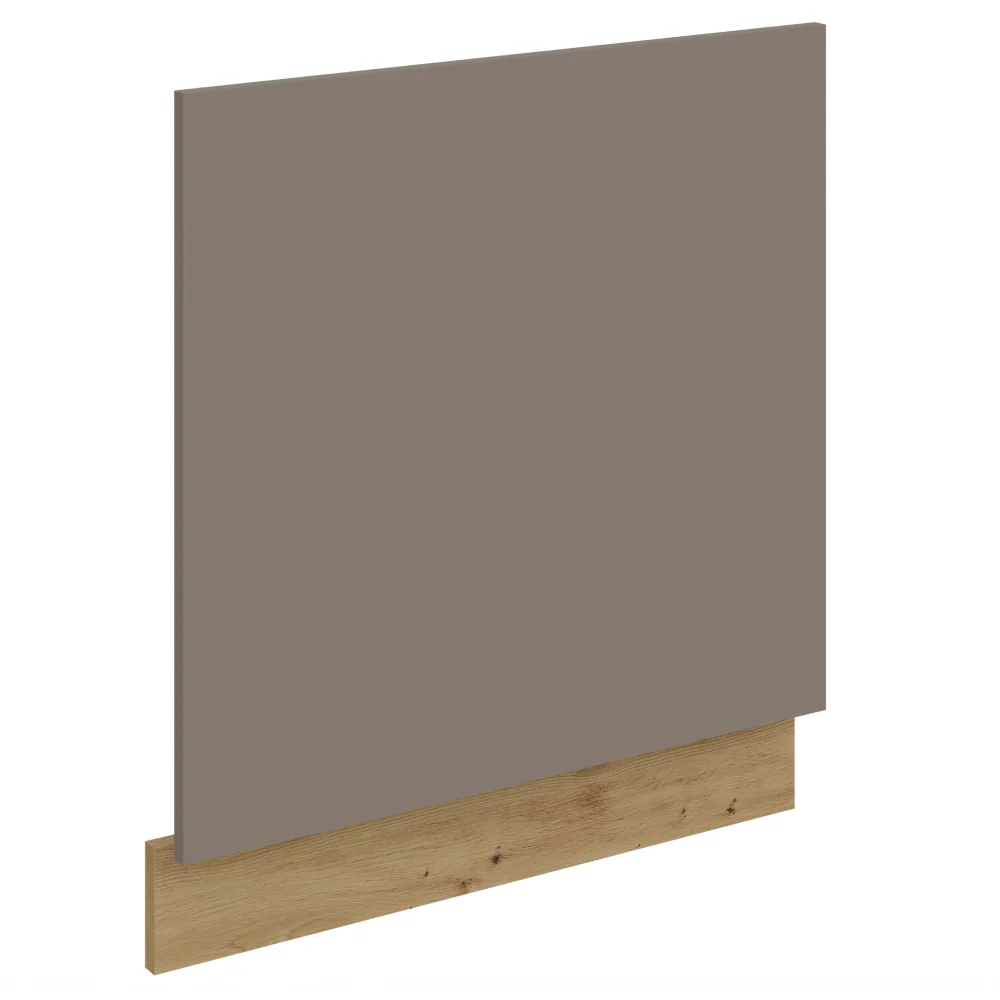 Dvířka na myčku nádobí, sandgrau/dub artisan, FRISBO ZM 570x596 Kondela