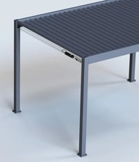Pergola PRESTIGE Luxusní elektrická bioklimatická 8x4 m hliník volně stojící Rojaplast (foto 13)