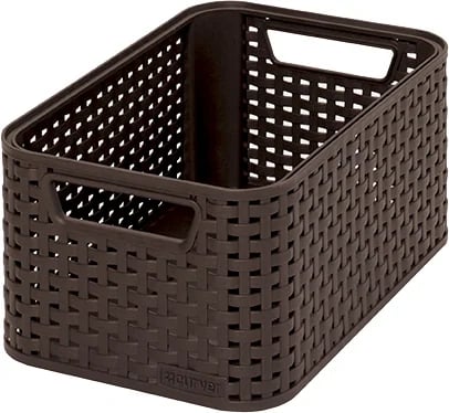 Úložný box STYLE S – hnědá Rojaplast