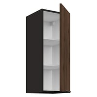 Horní skříňka, ořech okapi/černá, MENZO 30 G-72 1F Kondela (foto 2)