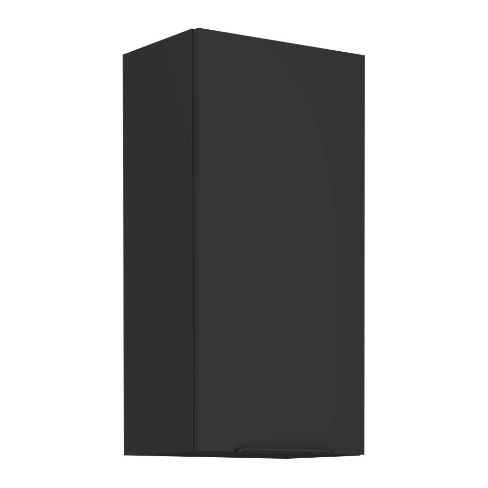 Horní skříňka, černá, SIBER 45 G-90 1F Kondela