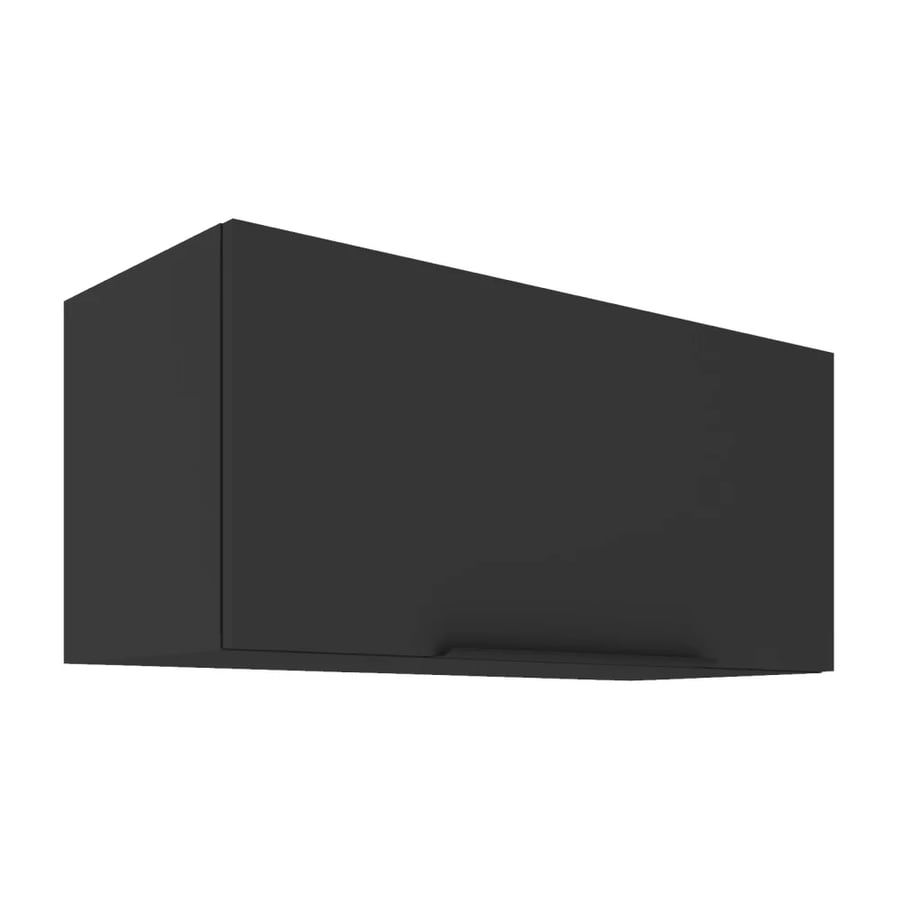 Horní skříňka, černá, SIBER 80 GU-36 1F Kondela