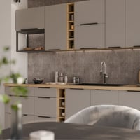 Horní skříňka, sandgrau/dub artisan, FRISBO 60 NAGU-36 1F Kondela (foto 6)