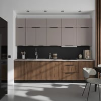 Dvířka na myčku nádobí, ořech okapi/černá, MENZO ZM 570x446 Kondela (foto 6)