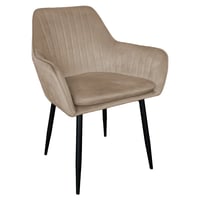 Designové křeslo, šedohnědá Taupe Velvet látka, ZIRKON NEW Kondela