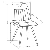 Jídelní židle K521 Halmar (foto 3)