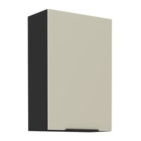 Horní skříňka, kašmír/černá, ARAKA 60 G-90 1F Kondela