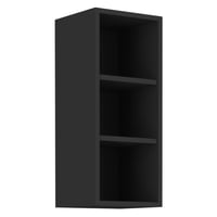 Horní otevřená skříňka, černá, ARAKA/MENZO/SIBER 30 G-72 OTW Kondela