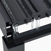 Bioklimatická pergola INTRO DUO 4x4 m Rojaplast (foto 30)