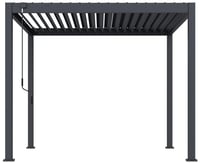 Pergola ECO Bioklimatická 3x3 m ocel volně stojící Rojaplast (foto 4)