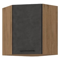 Horní skříňka, šedá matná/dub lancelot, VEGA 58x58 GN-72 1F Kondela