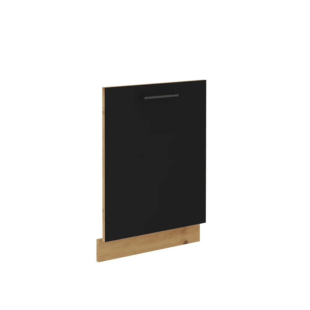 Dvířka na myčku, černý mat / dub artisan, Monro ZM 713x596 Kondela