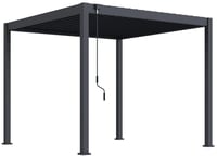 Pergola ECO Bioklimatická 3x3 m ocel volně stojící Rojaplast