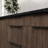 Horní skříňka, ořech okapi/černá, MENZO 50 NAGU-36 1F Kondela (foto 4)