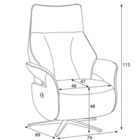 Polohovací TV křeslo TV-B3973 Autronic (foto 4)