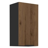 Horní skříňka, ořech okapi/černá, MENZO 40 G-72 1F Kondela