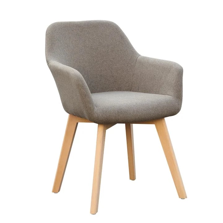 Designové křeslo CLORIN NEW – Hnědá/buk Kondela