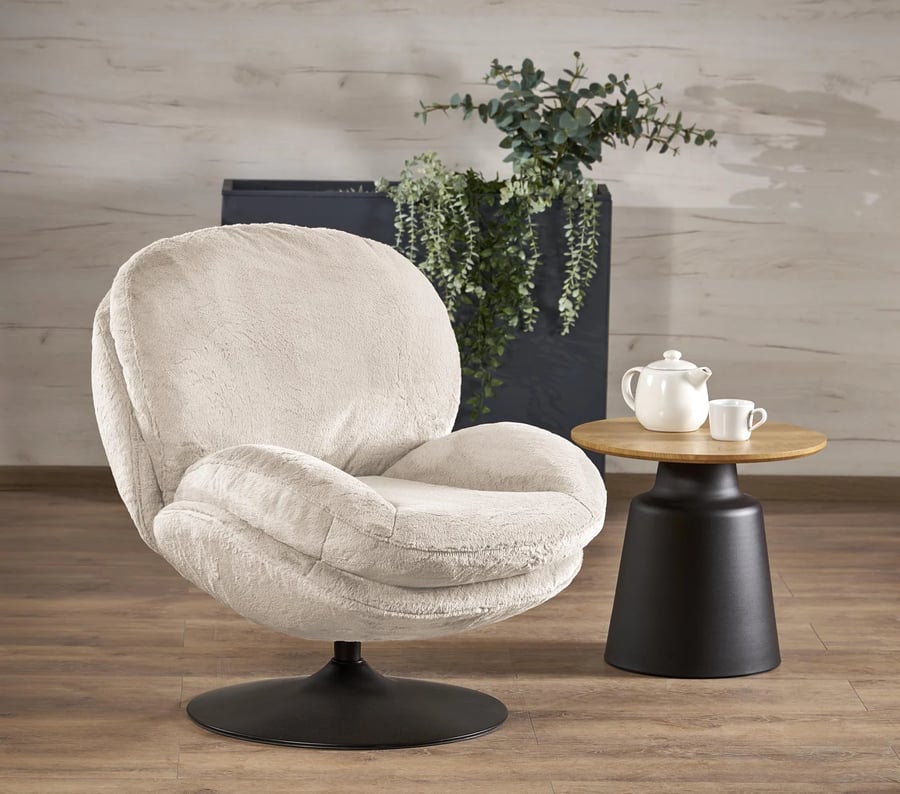 Relaxační křeslo SHELL – Šedá Halmar