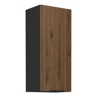 Horní skříňka, ořech okapi/černá, MENZO 40 G-90 1F Kondela