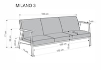 Pohovka MILANO 3S Halmar (foto 4)