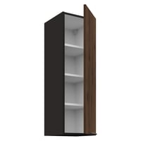 Horní skříňka, ořech okapi/černá, MENZO 30 G-90 1F Kondela (foto 2)