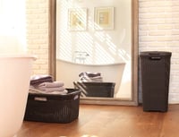 Koš na prádlo RATTAN STYLE Rojaplast (foto 5)