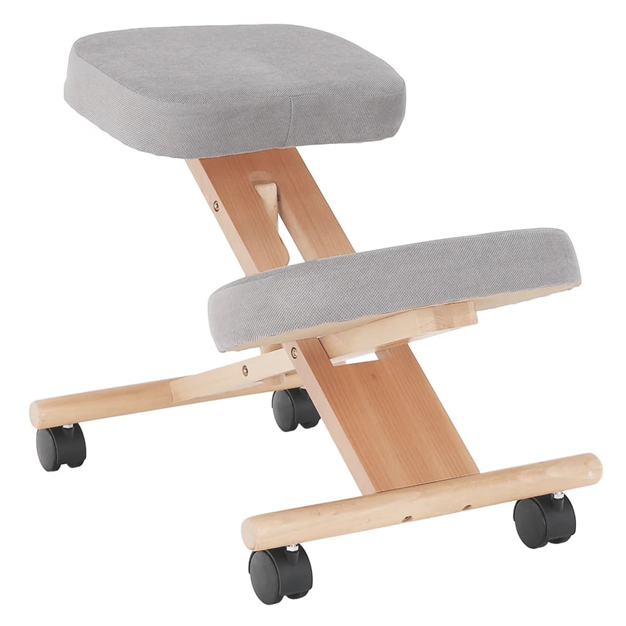 Ergonomická klekačka FLONET – Šedohnědá Taupe/buk Kondela
