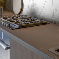 Horní skříňka, ořech okapi/černá, MENZO 60 G-90 1F Kondela (foto 4)