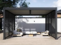 Bioklimatická pergola INTRO DUO 4x4 m Rojaplast (foto 10)