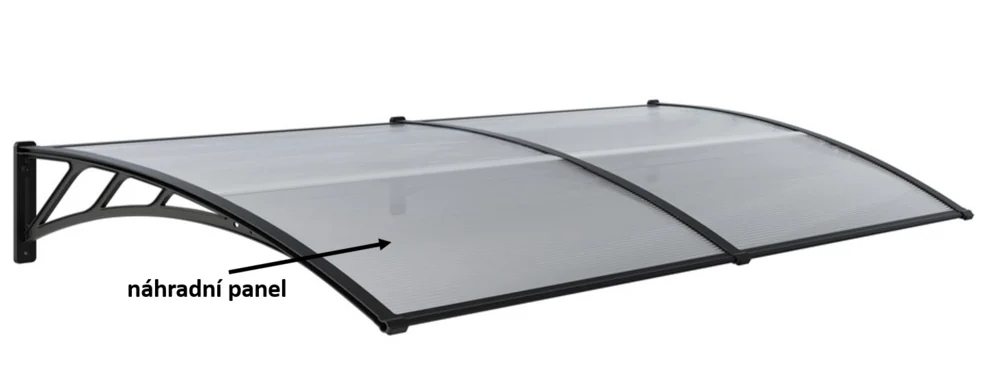 Přístřešek Panel polykarbonátu pro vchodový Rojaplast
