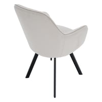Designové křeslo, béžovošedá Velvet látka, AURIL Kondela (foto 4)