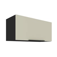 Horní skříňka, kašmír/černá, ARAKA 80 GU-36 1F Kondela
