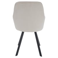 Designové křeslo, béžovošedá Velvet látka, AURIL Kondela (foto 5)