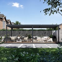 Bioklimatická pergola INTRO DUO 8x4 m Rojaplast (foto 15)