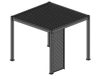 Pergola PANEL LAMELY zastínění fixní horizontální 1,3 m pro bioklimatickou Rojaplast (foto 4)