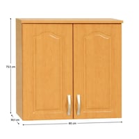 Horní skříňka, olše, LORA MDF NEW KLASIK W80 / 735 Kondela (foto 3)
