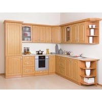 Horní skříňka, olše, levá, LORA MDF NEW KLASIK W40S Kondela (foto 3)