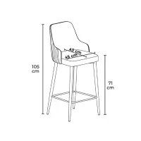 Barová židle ENOX ASIRGROUP (foto 51)