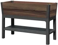 DECO ELEVATED GARDEN BED květináč Walnut Rojaplast (foto 39)
