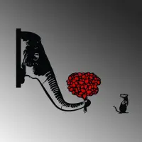 Dekorace BANKSY ASIRGROUP (foto 251)