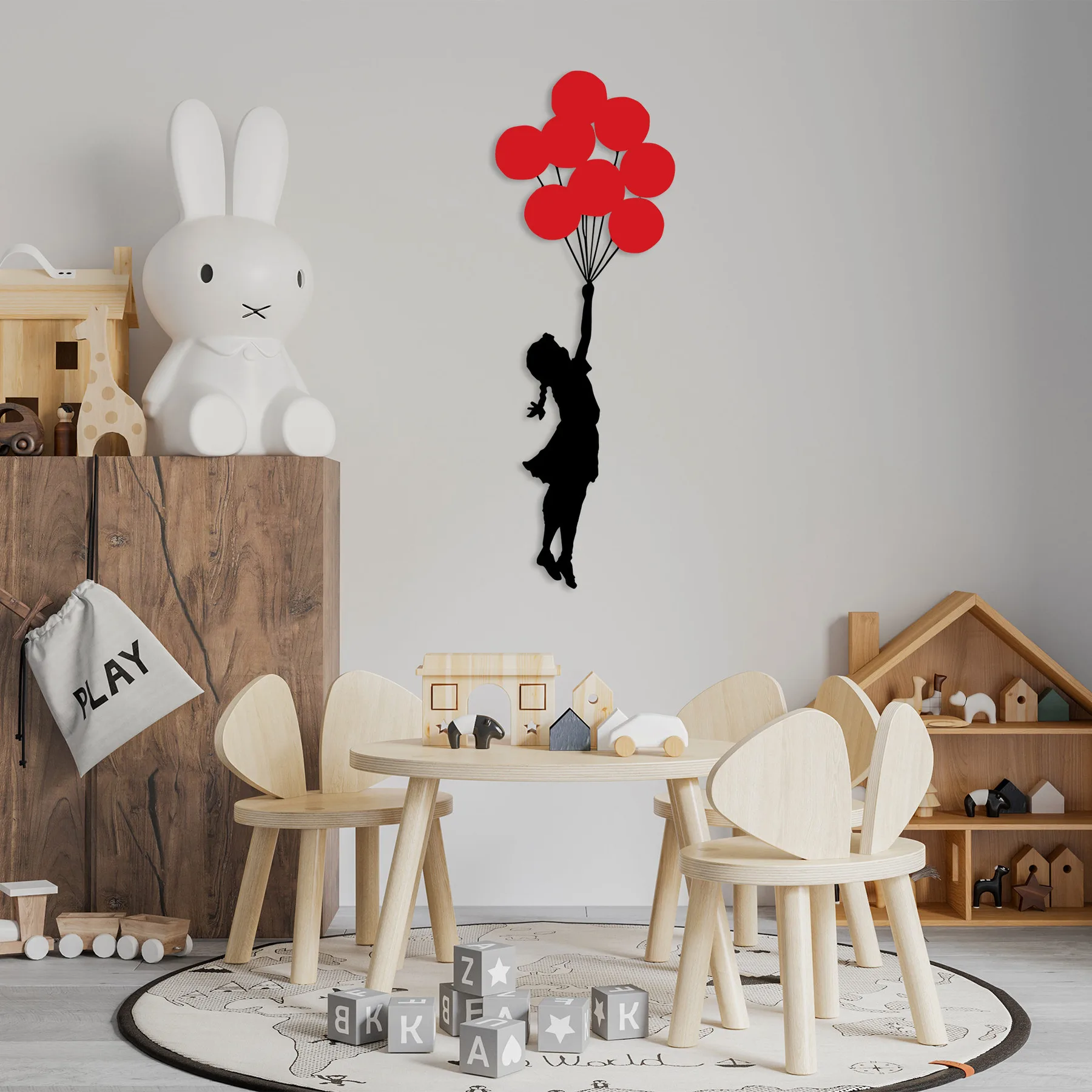 Dekorace BANKSY ASIRGROUP (foto 380)