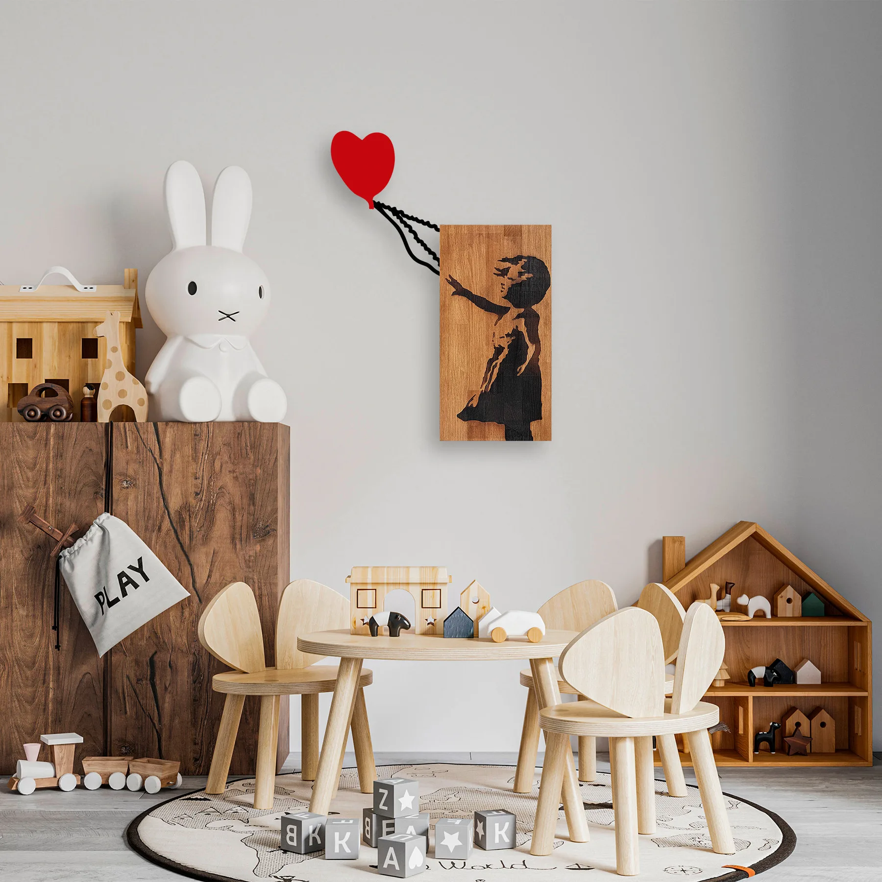 Dekorace BANKSY ASIRGROUP (foto 455)