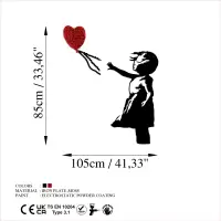 Dekorace BANKSY ASIRGROUP (foto 543)